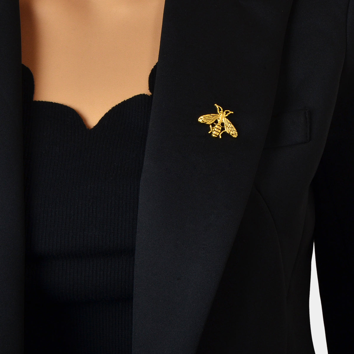 Honey Bee Brooches Insect Themed Bee Brooch Retro Pin Antique Gold