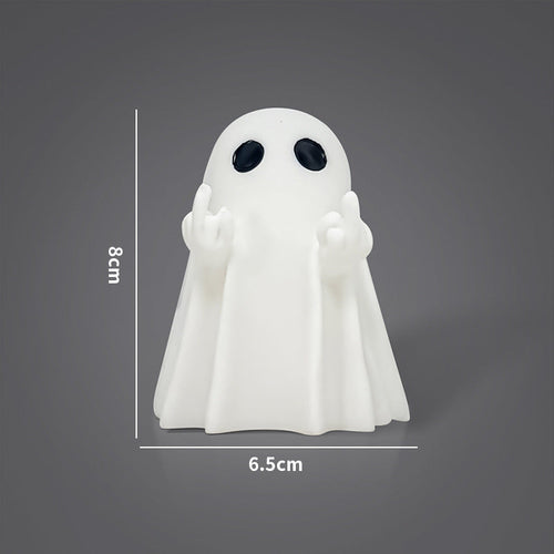 Halloween Middle Finger Love Ghost Ornaments